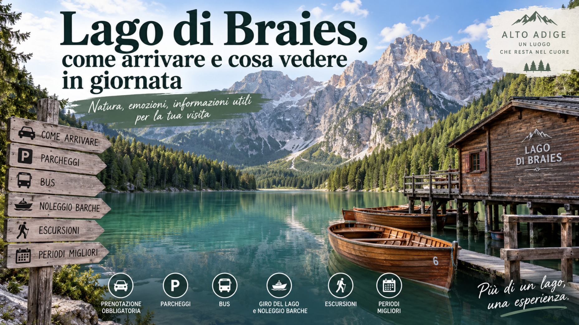 Lago di Braies, come arrivare e cosa vedere in giornata