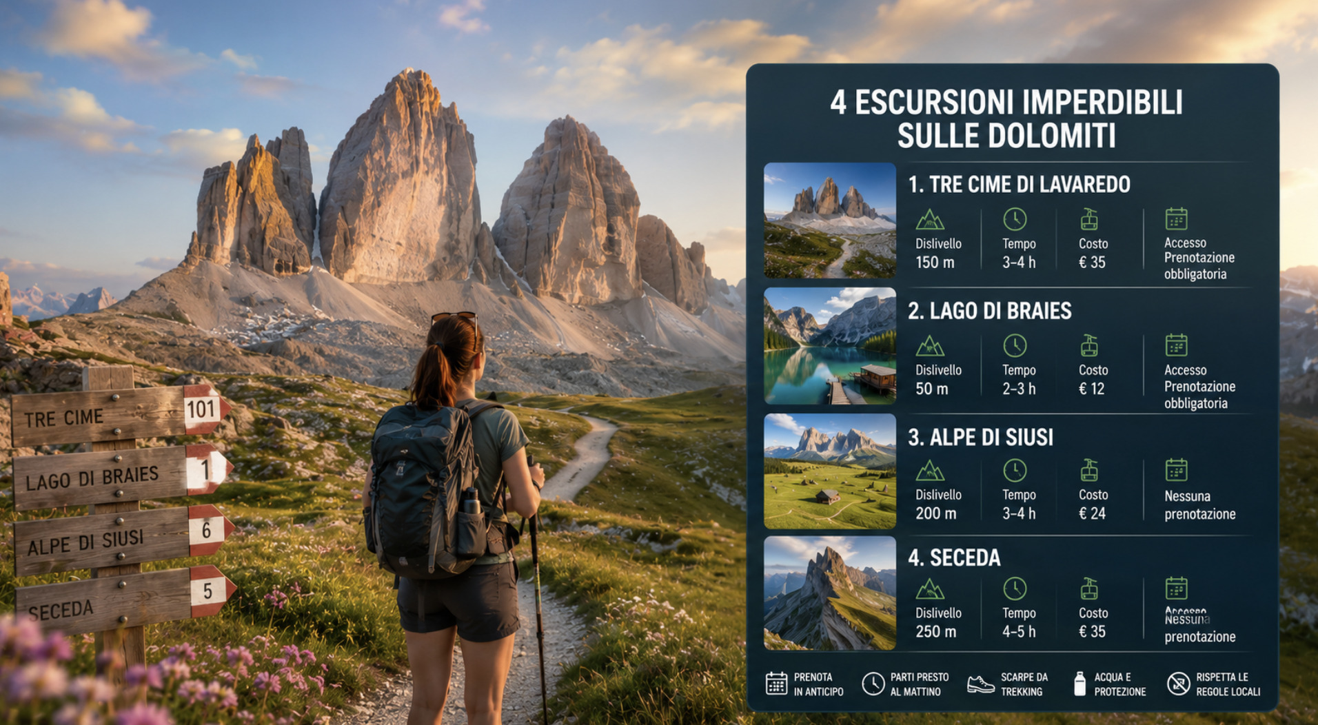 Le più belle escursioni sulle Dolomiti in Alto Adige